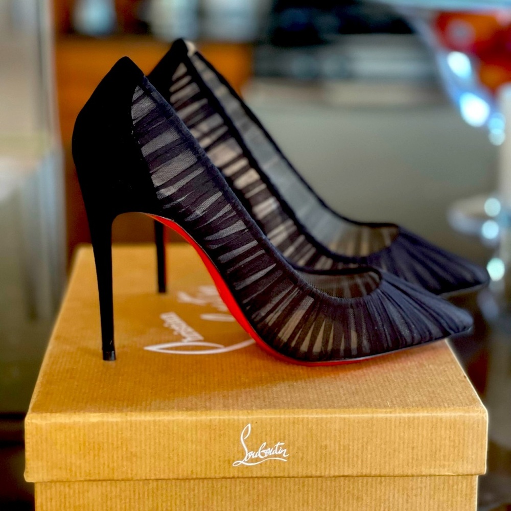 Christian Louboutin Draperia Chiffon Size 35.5